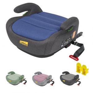 Jovikids Rehausseur Voiture Enfant, ISOFIX de 125 &agrave; 150 cm (Environ 6 &agrave; 12 ans 15-36 Kg), Si&egrave;ge Auto groupe 2 3, ECE R129, l&eacute;ger, Rehausseur Isofix (Bleu) (Jovikids Car Seats, neuf)
