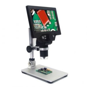 Microscope Numérique LCD de 7 Pouces, Microscope Numérique 1200X 1080P 12MP, Microscope Numérique Portable à écran IPS HD de 7 Pouces avec 8 Lumières LED Réglables pour la (Annade2020, neuf)