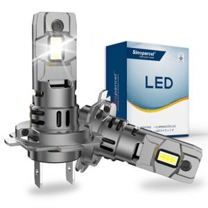 Sinoparcel Neuve H7 LED Ampoule de Phare, Lampe Ventil&eacute;e Anti-erreur Homologu&eacute;e au Remplacer H7 Halog&egrave;ne pour Feux de Croisement/Route et Antibrouillard Voiture, 12V 35W Blanche 6500K, Lot de 2 (Sinoparcel FR, neuf)