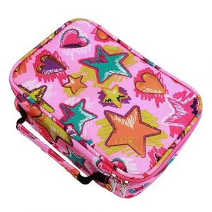EDATOFLY 72 Fentes Grande Étui à Crayons Colorier Trousse Crayon Plumier Sac de Crayon pour Garcons et Filles (Rose) (BORUI EU, neuf)