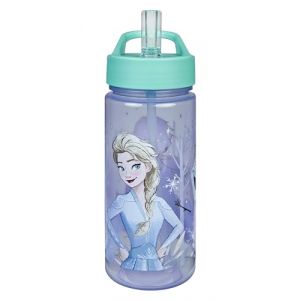 Scooli - Bouteille d'eau Disney Frozen - Sans BPA, avec motif Anna & Elsa - Idéale pour les enfants et les fans - Maternelle et école - 500 ml (Store BBC, neuf)