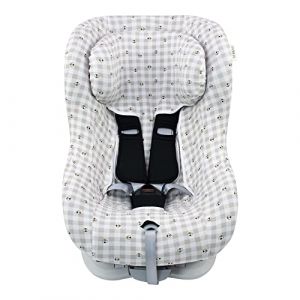JYOKO Kids Housse pour si&egrave;ge Auto b&eacute;b&eacute; en Coton Compatible avec Romer King II, Trifix (Picnic Vichy) (JYOKO, neuf)