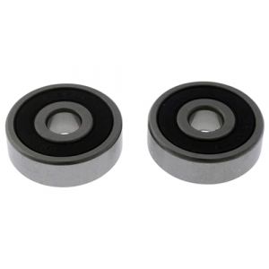 Jeu de roulements de roue essieu avant 10mm compatible pour MBK Mach G 50cc, Nitro, Naked, Ovetto, YAMAHA Aerox (ROLLER com, neuf)