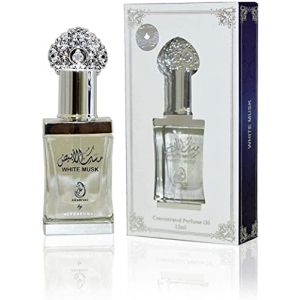 Huile de parfum de musc blanc hommes et femmes par mes parfums 12 ml huile de parfum bois&eacute;e et musqu&eacute;e longue dur&eacute;e pour hommes et femmes huile de parfum (labarfumerie, neuf)