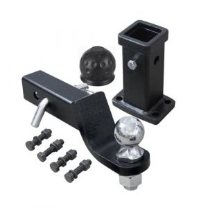 Adaptateur d'attelage de remorque, 50 mm, Boule d'attelage de remorque,avec Tube R&eacute;cepteur &agrave; Boulon De 50 * 50mm, pour attelage de remorque, Caravane, Camion (sihuiouzhou, neuf)