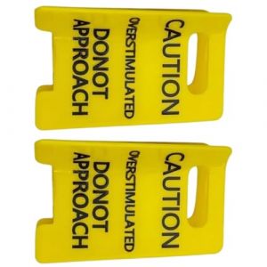 Unique Hair Clip with Fun Caution Sign Design for Friend Coworkers and Student Creative Buns Holder Caution Sign Hair Clip for Theme Event (TTL-fushi, neuf)