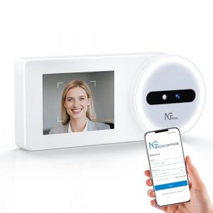 NGTeco Pointeuse Horaire Cloud - TC5 avec Reconnaissance Faciale pour Les Petites Entreprises Dispositif de Pointage à Distance avec Logiciel & Application iOS/Android, sans Abonnement Mensuel (NGTeco EU, neuf)