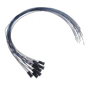 Douille de Lampe G4, 20cm 30cm 50cm 70cm 100cm, Support de Lampe G4 Blanc/Noir for Ampoule halog&egrave;ne en Cristal LED, 10 pi&egrave;ces (Size : 100cm, Color : Black) (ToughToolCorner, neuf)