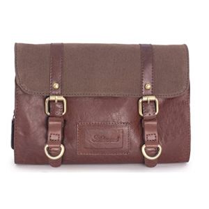 Ashwood - Trousse de Toilette Homme Cuir - Sac Cosm&eacute;tique Voyage avec Poign&eacute;e - Sac de Lavage/Rasage Moyen - 7010 - Tanne (The Real Handbag Shop, neuf)
