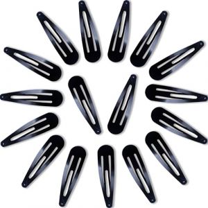 20 Pièces Barette,Barettes Cheveux,Pince Plate Cheveux,Barrette Cheveux Femme,Barettes Cheveux Fille,pour Fille,Enfant,Femmes,Antidérapant,5cm,Noir (huagnxingmengongsikk, neuf)