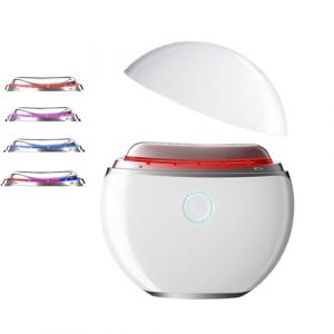 Appareil Massage Visage, Outils Visage Gua Sha, Masseur Électrique pour Visage avec Chaleur & Vibration & Anti-Âge, Gua Sha Visage EMS 3 Niveaux D'Intensité Outil de Modelage du Visage (attempty, neuf)