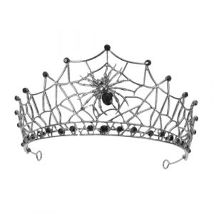 VERDANVERSE Baroque Couronne Araignée Mariée -tête Toile Araignée Élégant Coiffure Nuptiale Gothique Légère pour Mariage et Fête (SLILi, neuf)