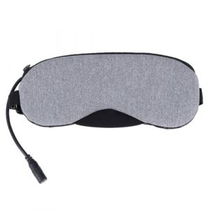 NOLITOY Masque Vapeur USB pour Yeux avec Pack Chaud et Froid Cache-yeux Sommeil Unisexe Masque pour Détendre et Bloquer la Lumière Réutilisable et Gris sans Parfum Maison Bureau Voyage (shanjingfen, neuf)