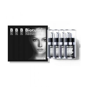 4x Biotulin Supreme Skin Gel (4x15ml) + 4x Masque (4x8ml) | Sérum facial anti-rides pour femmes et hommes - Acide hyaluronique - Ingrédients anti-âge et anti rides (MB Parfums, neuf)