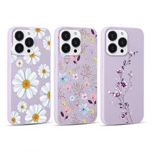 Yoedge 3 Pi&egrave;ces Coque pour Samsung Galaxy S9 Plus 6,2", Souple Silicone TPU Ultra Mince Housse &Eacute;tui avec Motif, Antichoc Protection Slim Case Cover pour Samsung S9 Plus Housse, Grappes De Fleurs (Herr Dietmar, neuf)