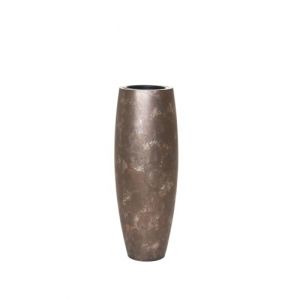 VIVANNO Jardinière en Fibre de Verre Magnum Gris Quartz 80x23 cm, Vase de Sol élégant pour l'intérieur et l'extérieur (AE Trade, neuf)