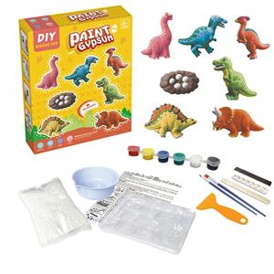 ISAKEN Peinture Platre Enfant, Jouet Artisanat Peinture Jouet Peinture 3D Figurines, Moulage Peinture Animaux Enfant Peinture Moulage Animaux Plâtre Jouet Plâtre DIY Loisir Créatif pour Enfants (Qpolly, neuf)