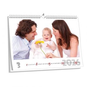 KALVOS Calendrier photo 2026 fran&ccedil;ais personnalis&eacute;, calendrier mural A3, calendrier annuel &agrave; personnaliser, calendrier mensuel, cadeau parfait, calendrier de bricolage, calendrier 2026 (42 x 30 cm) (Kalvos, neuf)