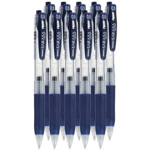 Zebra Sarasa Lot de 10 clips de 0,5 mm Bleu noir (importation japan) (Basic Living - Japon, neuf)