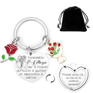 Cadeau Collectionneur Porte-Clef Colleague Depart Gift Idea Best Friend Gift for Friend Anniversary Woman Man (hainingbofeidianzishangwuyouxiangongsi, neuf)