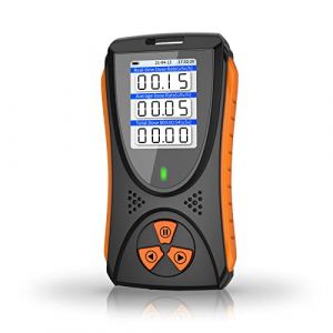 CHNADKS Compteur Geiger Détecteur de Rayonnement Nucléaire, Dosimètre de Rayonnement Personnel Radiographie Bêta Gamma, Moniteur de Rayonnement Nucléaire en Temps Réel Portable avec écran LCD (CHNADKS, neuf)