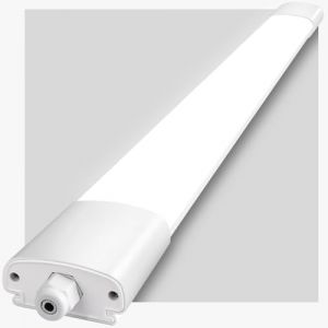 IEGLED Neon LED 120 CM, 36W 4000LM Reglette 120 cm, IP65 Tube, 4000K neutre blanc Néon 120CM, Connectable, Eclairage Garage, Lampe Fluorescente LED étanche (Rothhell, neuf)