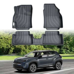 ECOZEN pour Toyota Yaris Cross Hybrid 2020-2025 Tapis de Sol, Tapis de Sol Toutes Saisons, Tapis en Caoutchouc antidérapant, Ajustement Parfait, Accessoires Toyota Yaris Cross (ECOZEN-GROUP, neuf)