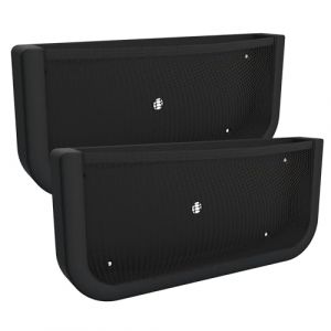 Vicera Lot de 2 filets de rangement pour camping-cars et camping-cars - Filet de rangement en plastique robuste et filet élastique - Matériel de montage inclus (Vicera, neuf)