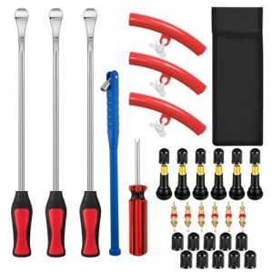 31 Pi&egrave;ces Demonte Pneu Moto, Demonte Pneu Trottinette, Accessoire Moto, Prot&egrave;ge Jante, D&eacute;monte, Levier, pour V&eacute;lo, Voiture, Scooter (canchengXuWang, neuf)