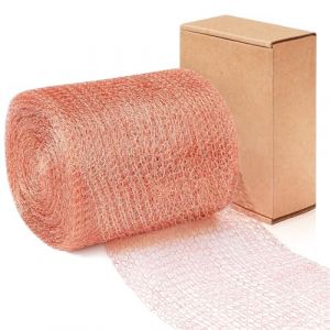 Gaeymy Filet Anti Limaces et Escargots, Filet Cuivre Anti Limace 6mx127mm, Grillage Bande de Cuivre Double Maille de Cuivre Copper Mesh Piege, Ruban Barriere Protection Jardin Escargot Rat Poulailler (OÜ Tsseropro, neuf)