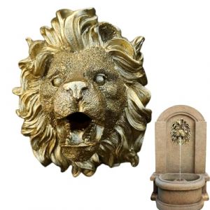 Bec verseur pour Fontaine – Embout en Laiton, d'eau réglable | Accessoire pour Fontaine de Bassin de Jardin, Installation Facile, pour fontaines décoratives extérieures, Utilisation intérieure et (cayam, neuf)