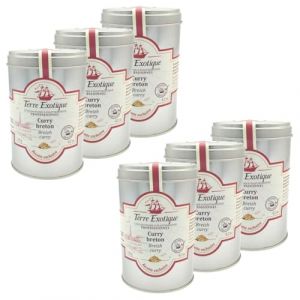 Lot 6x Curry breton - Bo&icirc;te 120g (Toilinux, neuf)