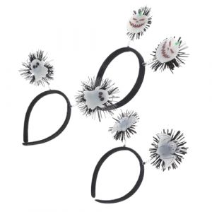 minkissy 3 Pi&egrave;ces Cerceau de t&ecirc;te de chauve-souris lumineux cerceaux de cheveux cosplay de citrouille bandeau de style halloween bande de cheveux bandeau Plastique (Master Self, neuf)