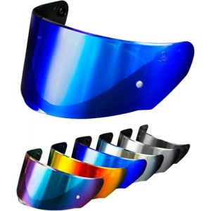 PSLER Visière de Casque pour LS2 Outer FF320 Rapid FF353 Assault FF328 Stream FF800, Visière Teintée pour Casque de Moto Accessoires de Remplacement(Bleu Profond) (ohhmotor88, neuf)