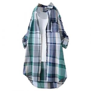 Chemisier Femme Ete Soldes V&ecirc;Tement Noel Femme Soldes Tee Shirts De No&euml;L Chemise Pull 2 en 1 Longue Grande Taille Tunique Manches Courtes Blouse Cache Coeur Soie Tee Shirts &Eacute;Lastique Chemisier Col (CHOHJIA, neuf)