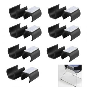 14 Pi&egrave;ces Patin de Glissement, Patin Chaise de U Diam&egrave;tre 25 mm, Tampon Chaise Plastique Antid&eacute;rapant avec Feutre pour Chaise en Porte-&agrave;-Faux Prot&egrave;ge Les sols carrel&eacute;s en Bois R&eacute;duire Le Bruit (Zhixuxuekeji, neuf)