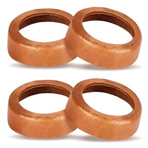 Jognee Lot de 4 manchons de piston pour pompe à bras - Pompe de jardin - Type 75 - Manchon en cuir - Pompe à main - Pièce de rechange - Joint en cuir de type 75 (JPANG, neuf)