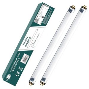 CLAR - Tubes Fluorescents, 6W T5, Ampoule T5, Tube Fluorescent, Mini Ampoule, Fluorescent, 21,2 x 1,6 cm (6 Watts T5, Pack 2) (CLAR ILUMINACIÓN, neuf)