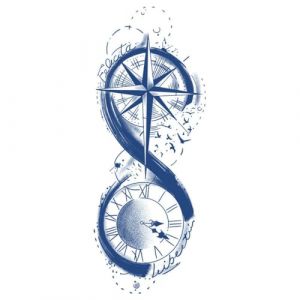 5 PCS Autocollants De Tatouage À Base De Plantes, Horloge De Bras De Fleur Pour Hommes Dominateurs, Tatouage De Simulation Imperméable Et Durable, Semi-Permanent, Ne Peut Pas Être Lavé (weishurongshaomao, neuf)