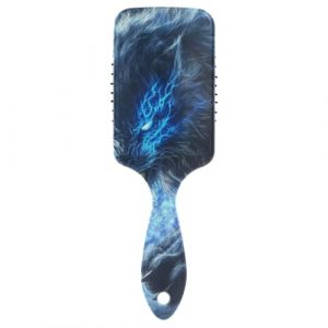 Blue Flash Tech Sense Tigers Warrior Masseur lisse pour la croissance des cheveux Con&ccedil;u pour les cheveux fins avec poign&eacute;e ergonomique cepillo para cabello rizado (GuiMinG, neuf)