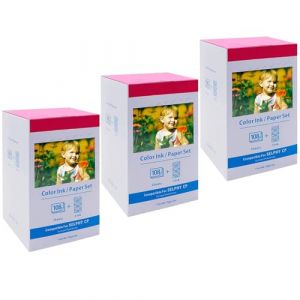 3 Pack KP-108IN 3115B001(AA) Rechange pour Canon Selphy CP1500 Papier Photo KP-108 Cartouche et Papier, pour Selphy CP1500 CP1300 CP1200 CP1000 CP910, 9 Cartouche d'encre 324 Papiers (4 x 6in) (MarkField, neuf)