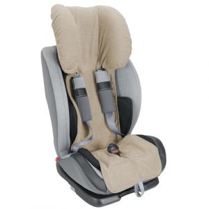 baby idea Housse pour siège d'enfant Auto 9/36 et 15/36 kg en Double éponge de Coton 100% (Beige) (BABY SANITY, neuf)