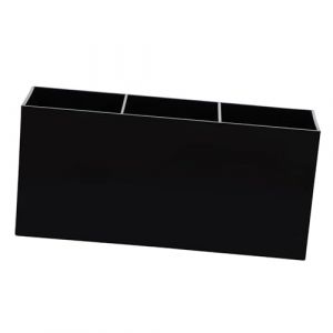 HONMEET Bo&icirc;te De Rangement Pour L&egrave;vres Bo&icirc;te Acrylique Support De Papeterie &Eacute;tui De Rangement Trois Compartiments (ATriss, neuf)