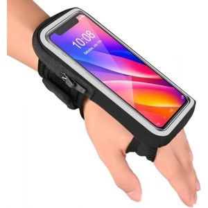 Brassards Running,Brassard Telephone jusqu'à 6.9" Brassard de Course 2-en-1 & Support pour Avant-Bras pour Course Cyclisme Fitness Compatible iPhone 16/15/14 Pro Max & Galaxy S24/S23 Armband (1617 EU, neuf)