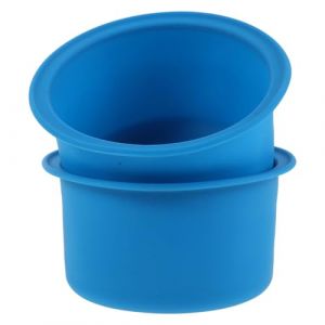 Happyyami Lot de 2 doublures pour br&ucirc;leur &agrave; cire parfum&eacute;e - Doublure r&eacute;utilisable en silicone pour pot &agrave; cire (12 x 6,5 cm) - Bol pour br&ucirc;leur &agrave; &agrave; usage domestique - D&eacute;moulage rapide, (Liunmiao, neuf)