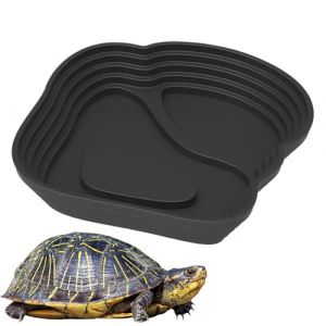 Plat D'eau Pour Reptiles, Baignoire Pour Reptiles Piscine Pour Tortues Avec Rampe, Bain De tortues, Bol D'eau Pour Tortues, Ornement D'aquarium Pour tortues, Dragon Barbu, Gecko Pour Balcon, Cour (zoncy, neuf)
