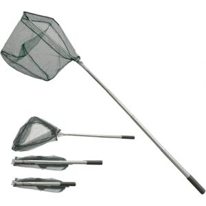 &Eacute;puisette de P&ecirc;che Pliable,190cm Long Manche T&eacute;l&eacute;scopique,Acier Inoxydable 4 Section Poteau,Filet Nylon Triangulaire,Extensible de 31 &agrave; 74.8 Pouces,pour Carpe Truite Crevette Etang Bassin Poisson (deqingxiangoulixinjiejiadianshuxiangdian, neuf)