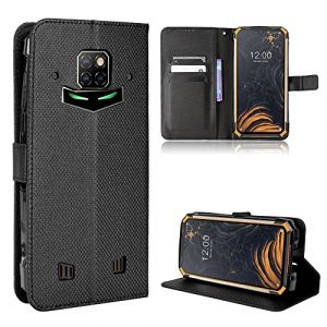 Coque Cuir pour Doogee S88 Pro Coque Housse Etui Cover,Coque pour Doogee S88 Plus / S88+ Coque Etui en Cuir PU pour t&eacute;l&eacute;phone Portable Black (Jielangxin, neuf)