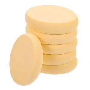 OSALADI Lot de 6 Éponges Ovales pour Poudre Compacte Fond de Teint Liquide et Crème Mousse Aérogel Souple et Épaisse Maquillage Professionnel pour Usage Sec et Humide (Original MJW, neuf)