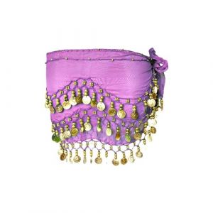 Ceinture Foulard Danse Orientale Belly Dance Soie Foulard Écharpe Fille Foulard Danse du Ventre, Foulard À Sequins en Mousseline Soie Danse, Costume Danse Ventre Écharpes Hanche Danse Ventre (Blingko, neuf)